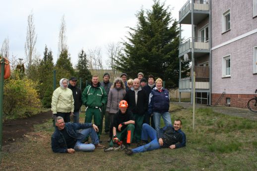 8. Subbotnik im Bitterfelder Länderviertel und 3. Subbotnik in Wolfen